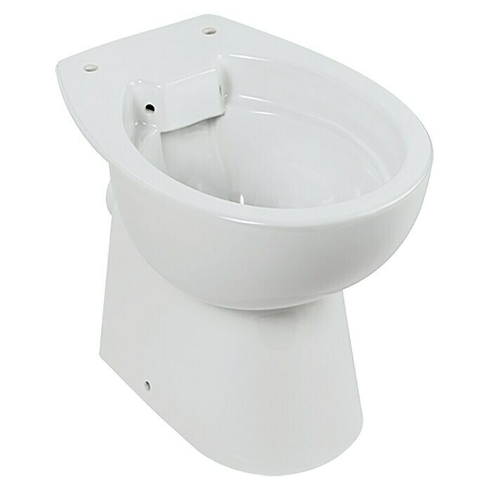 Camargue Spoelrandloos staand toilet Metz (Diepspoeler, Uitlaat toilet: Horizontaal, Keramiek, Wit)