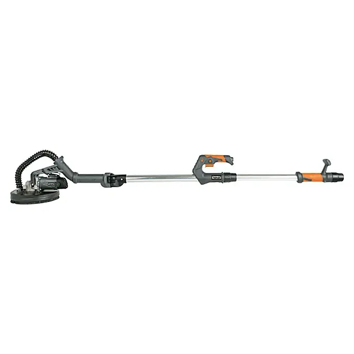 Toolson Wand- & Deckenschleifer DWS 225 BT - 710 W, Durchmesser Schleifteller: 210 mm - Ein Teleskop-Deckenschleifer mit Absaugschlauch. Das Gerät ist ideal zum Schleifen von Decken und Wänden.