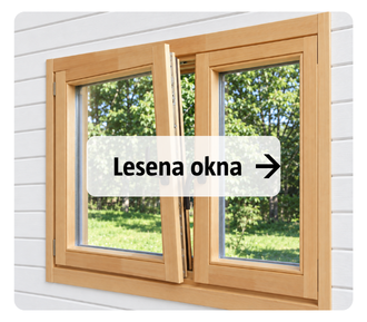 Lesena okna