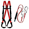 Conacord Set de protección contra caídas Twin (Cinturón doble con mosquetones, Tamaño: 48 - 56)
