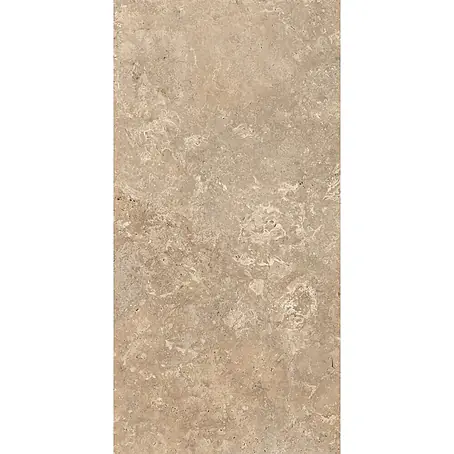 Feinsteinzeugfliese CREMA TRAVERTINO – 60 x 120 cm, Travertinoptik, Mat