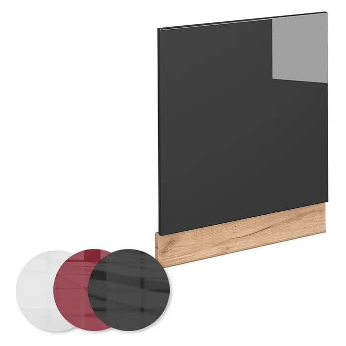 Vicco Frontblende Fame-Line, Anthrazit Hochglanz, 60 cm - 