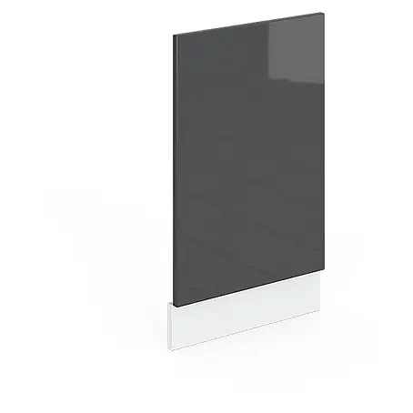 Vicco Frontblende R-Line, Anthrazit Hochglanz, 45 cm