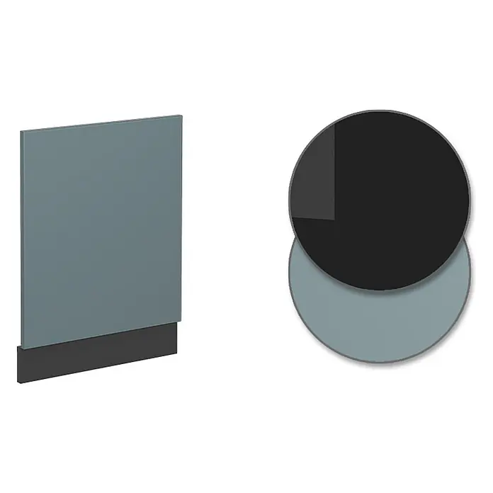 Vicco Frontblende R-Line, Blau-Grau, 45 cm - 