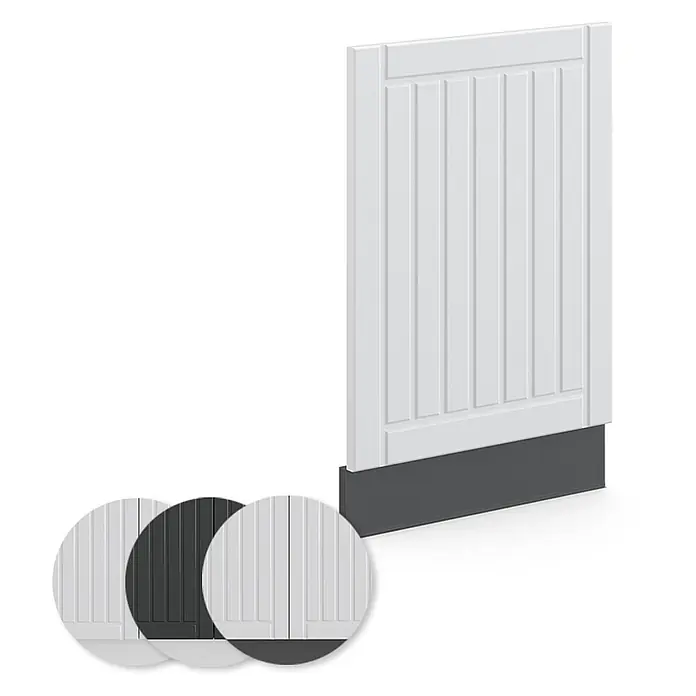Frontblende Fame-Line 45 cm Weiß Landhaus Art.-Nr. 38447 - 