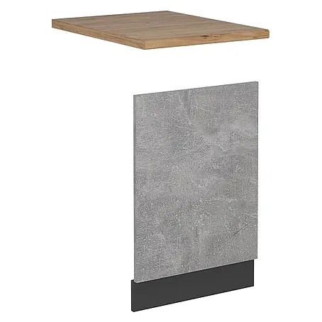 Vicco Frontblende R-Line, Beton, 45 cm