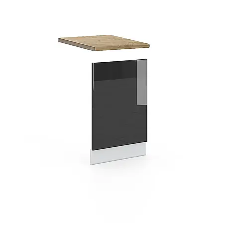 Vicco Frontblende Fame-Line, Anthrazit Hochglanz, 45 cm