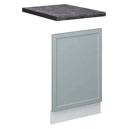 Vicco Frontblende Fame-Line, Hellblau-grau, 45 cm