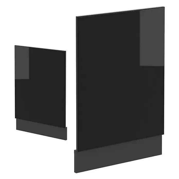 Vicco Frontblende R-Line, Schwarz Hochglanz, 45 cm - 