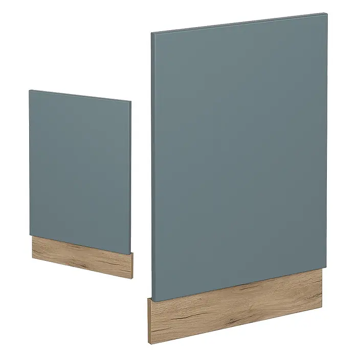 Vicco Frontblende R-Line, Blau-Grau, 45 cm - 