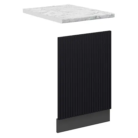 Vicco Frontblende Fame-Line, Schwarz gestreift, 45 cm