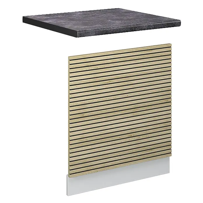 Frontblende Fame-Line 60 cm Eiche Paneel Art.-Nr. 51450 - 
