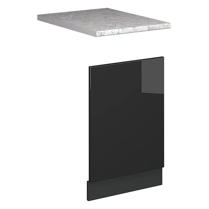 Vicco Frontblende Fame-Line, Anthrazit Hochglanz, 45 cm - 