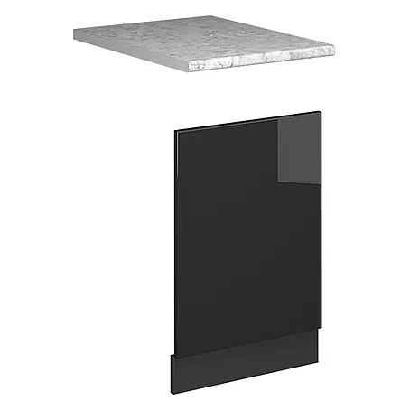 Vicco Frontblende Fame-Line, Anthrazit Hochglanz, 45 cm