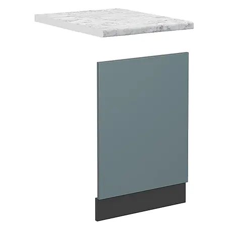 Vicco Frontblende R-Line, Blau-Grau, 45 cm