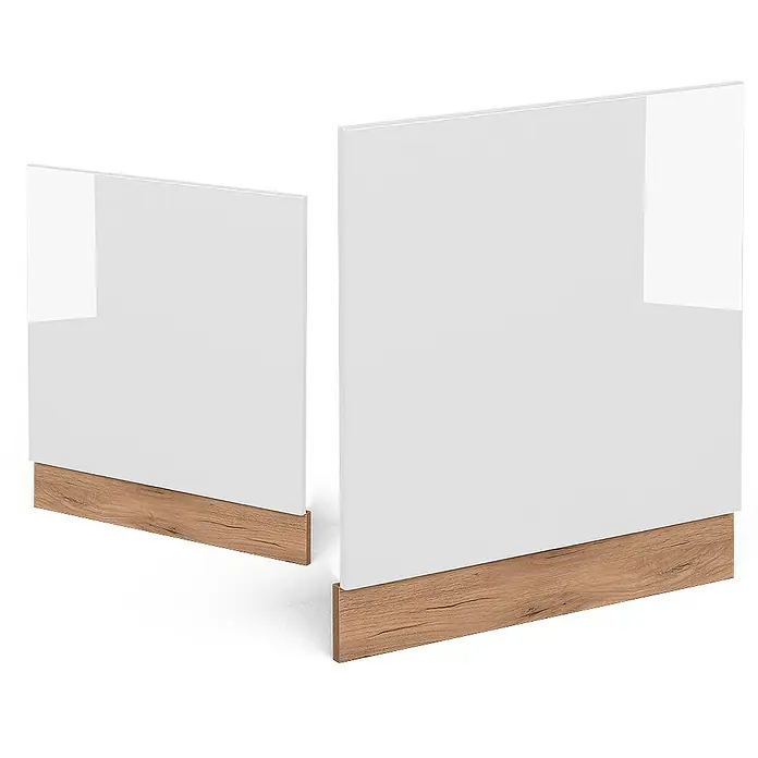 Vicco Frontblende R-Line, Weiß Hochglanz, 60 cm - 