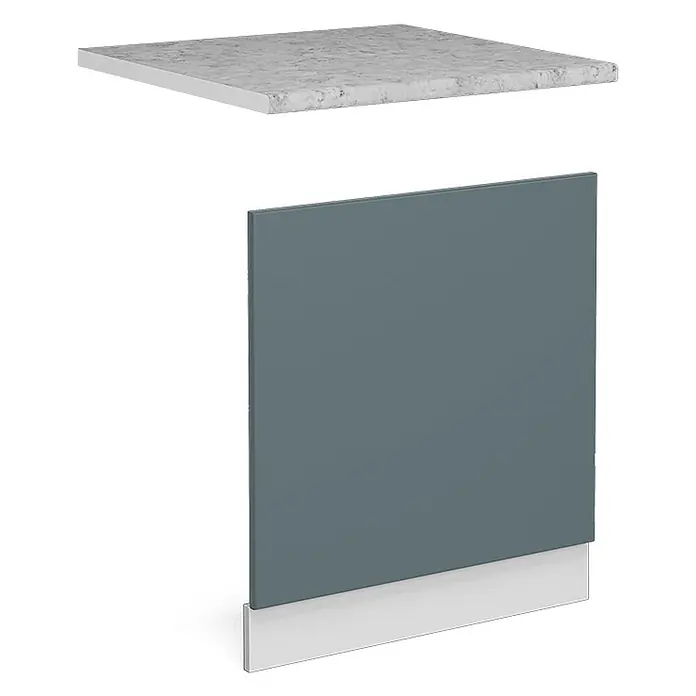 Vicco Frontblende R-Line, Blau-Grau, 60 cm - 