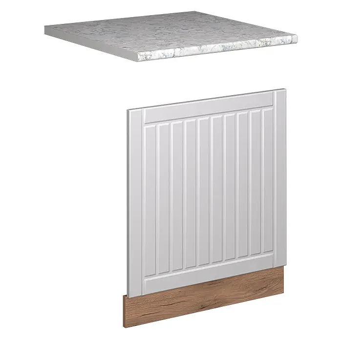 Frontblende Fame-Line 60 cm Weiß Landhaus Art.-Nr. 57043 - 