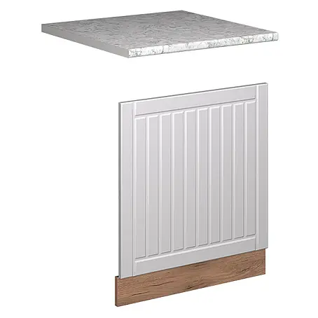 Frontblende Fame-Line 60 cm Weiß Landhaus Art.-Nr. 57043