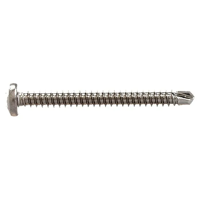 Profi Depot Blechbohrschraube - Länge: 38 mm, Durchmesser: 4,8 mm, 50 Stk. - Selbstbohrende Schraube mit flachem Kopf. Ideal für Metallarbeiten.