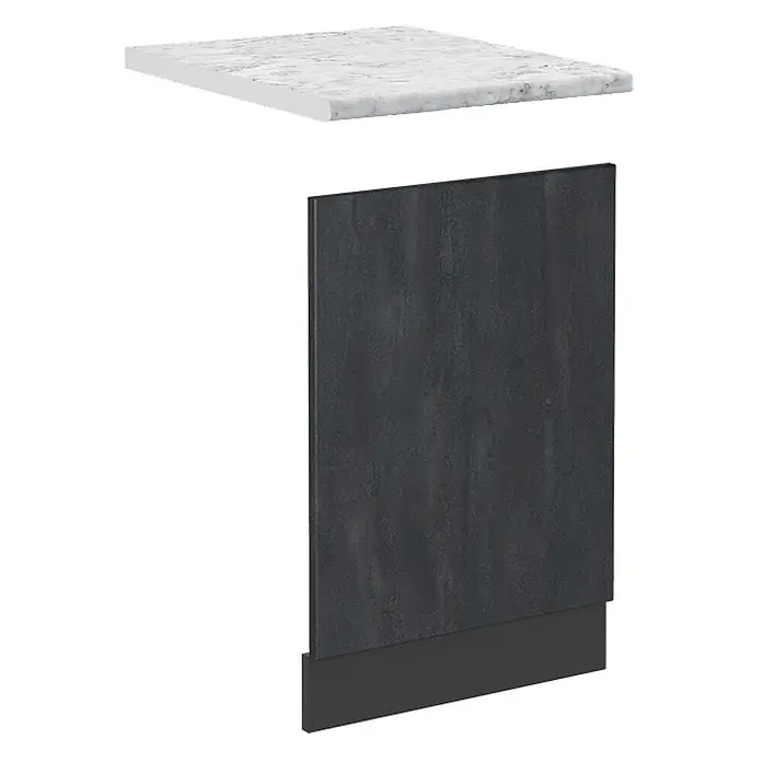 Vicco Frontblende R-Line, Schwarz Beton, 45 cm - 