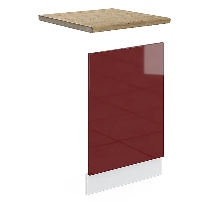 Vicco Frontblende R-Line, Rot Hochglanz, 45 cm - 