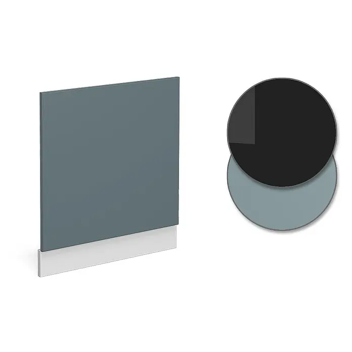 Vicco Frontblende R-Line, Blau-Grau, 60 cm - 