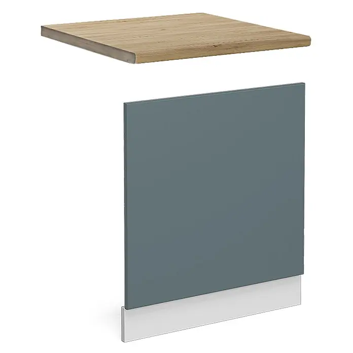 Vicco Frontblende R-Line, Blau-Grau, 60 cm - 