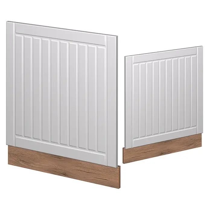 Vicco Frontblende Fame-Line, Weiß Landhaus/Goldkraft Eiche, 60 cm - 