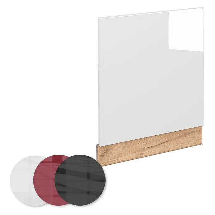 Vicco Frontblende Fame-Line, Weiß Hochglanz, 60 cm - 