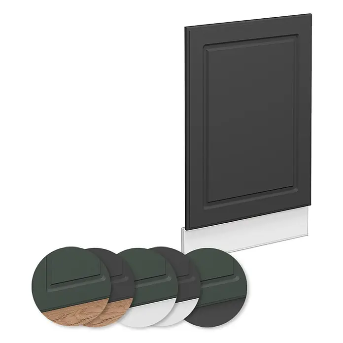 Vicco Frontblende Fame-Line, Anthrazit-Gold, 45 cm - 