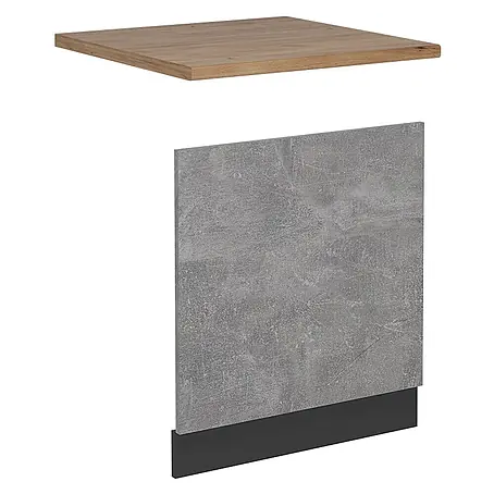 Vicco Frontblende R-Line, Beton, 60 cm