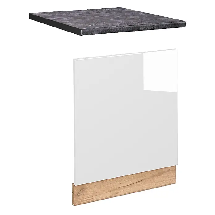 Frontblende Fame-Line 60 cm Weiß Hochglanz Art.-Nr. 46307 - 