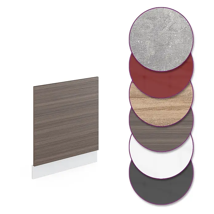 Vicco Frontblende R-Line, Edelgrau, 60 cm - 