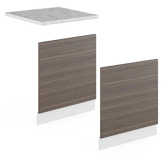 Vicco Frontblende R-Line, Edelgrau, 60 cm - 