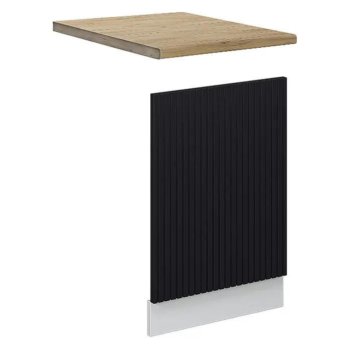 Vicco Frontblende Fame-Line, Schwarz gestreift, 45 cm - 