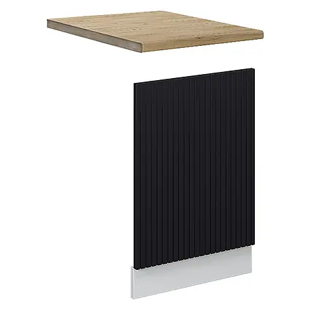 Vicco Frontblende Fame-Line, Schwarz gestreift, 45 cm