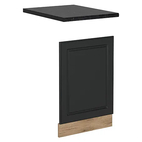 Vicco Frontblende R-Line, Anthrazit Landhaus, 45 cm