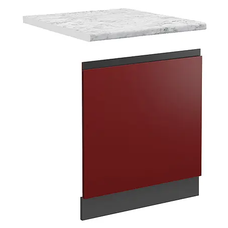 Vicco Frontblende R-Line, Rot, 60 cm