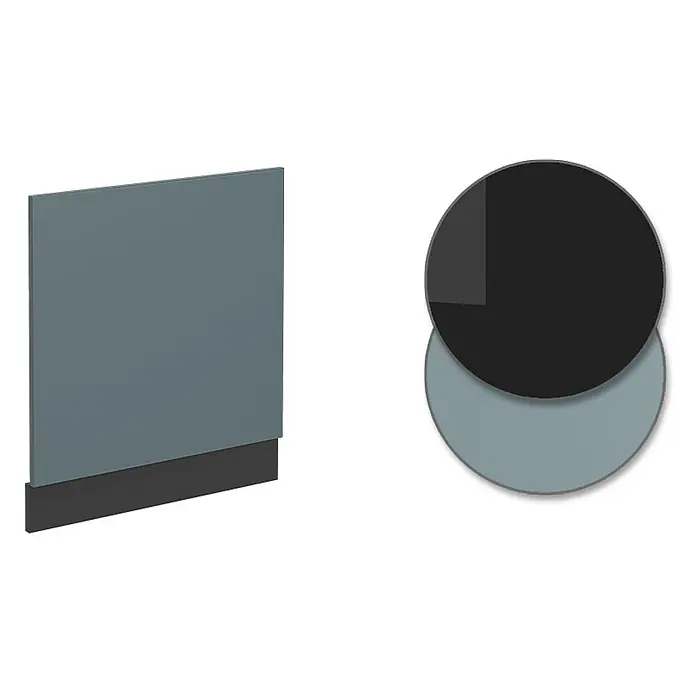 Vicco Frontblende R-Line, Blau-Grau, 60 cm - 