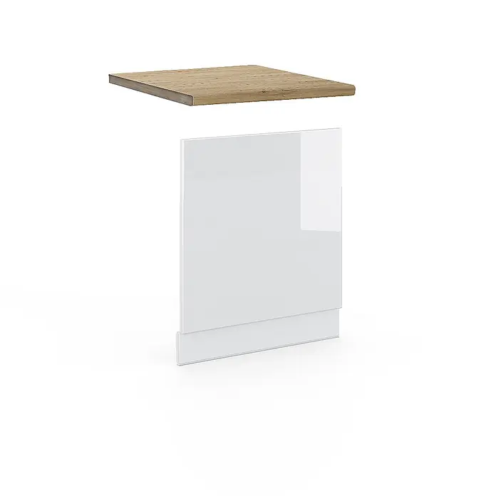 Vicco Frontblende Fame-Line, Weiß Hochglanz, 60 cm - 