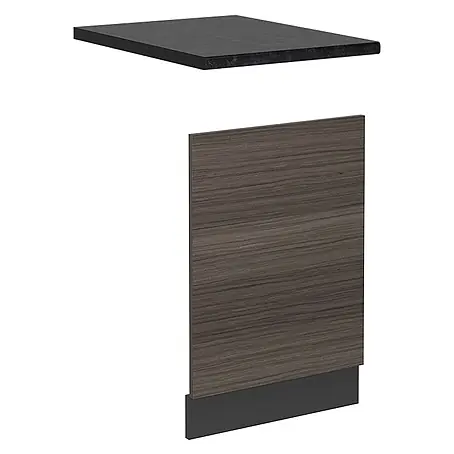 Vicco Frontblende R-Line, Edelgrau, 45 cm