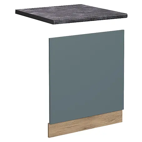 Vicco Frontblende R-Line, Blau-Grau, 60 cm
