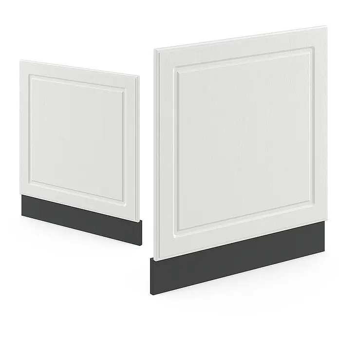 Vicco Frontblende R-Line, Weiß Landhaus, 60 cm - 