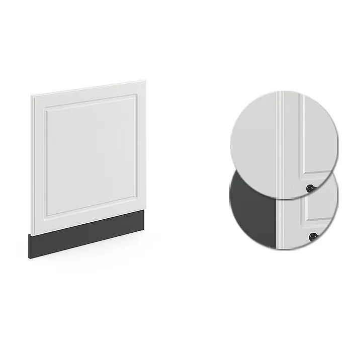 Vicco Frontblende R-Line, Weiß Landhaus, 60 cm - 