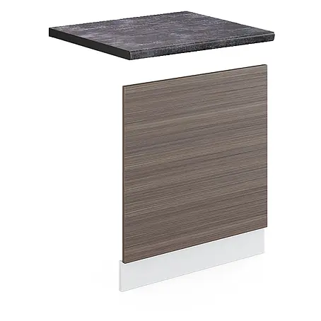 Vicco Frontblende R-Line, Edelgrau, 60 cm