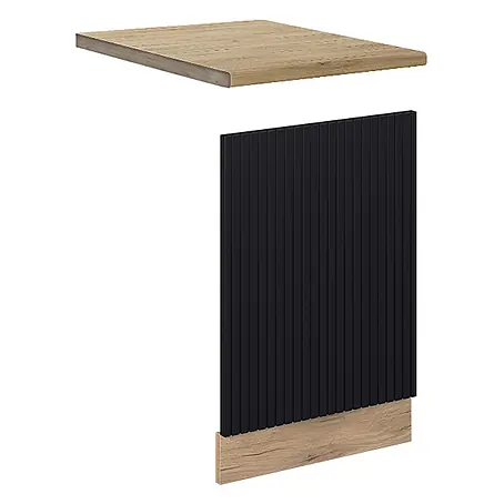 Vicco Frontblende Fame-Line, Schwarz gestreift, 45 cm