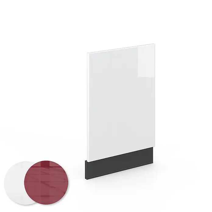 Vicco Frontblende Fame-Line, Weiß Hochglanz, 45 cm - 