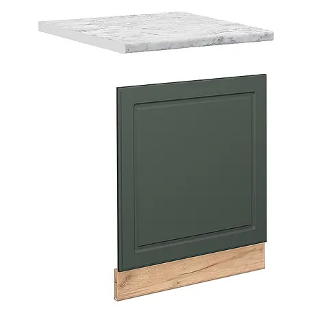 Vicco Frontblende Fame-Line, Grün-Gold Landhaus, 60 cm