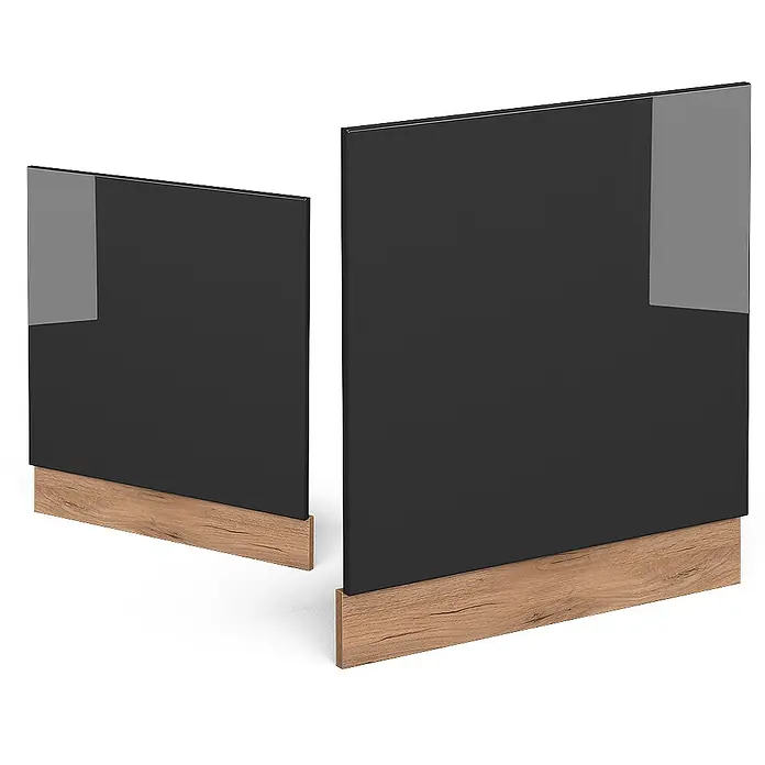 Vicco Frontblende R-Line, Anthrazit Hochglanz, 60 cm - 